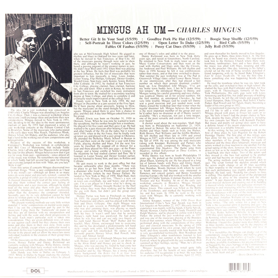 Charles Mingus: Mingus Ah Um (180g) (Limited Edition) (Blue