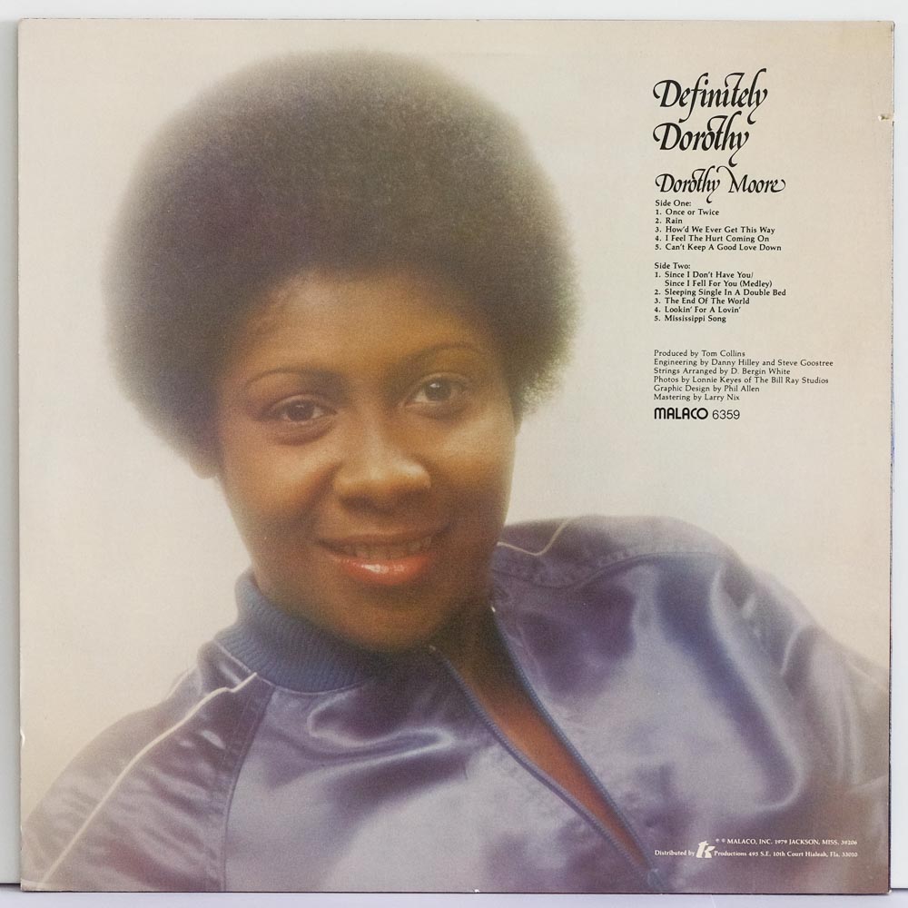 Dorothy Moore - Definitely Dorothy - Raw Music Store