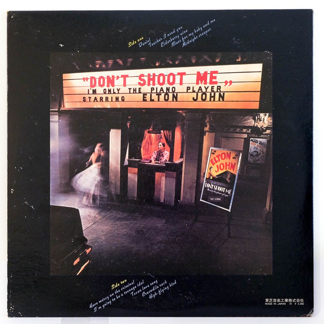 Elton John Don't Shoot Me I'm Only The Piano Player Raw Music Store