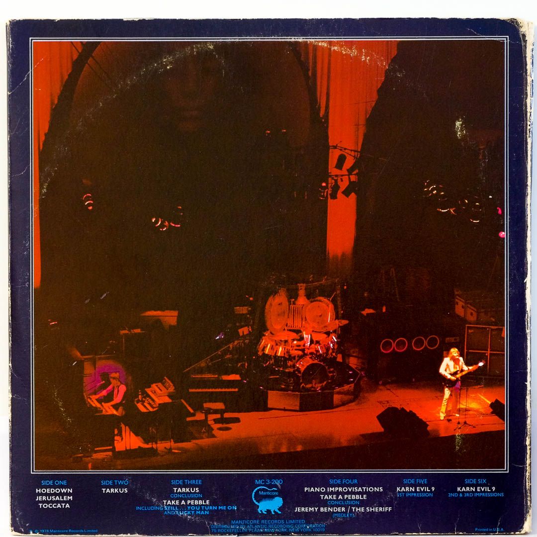 Emerson, Lake & Palmer Back My Friends To The Show That Never