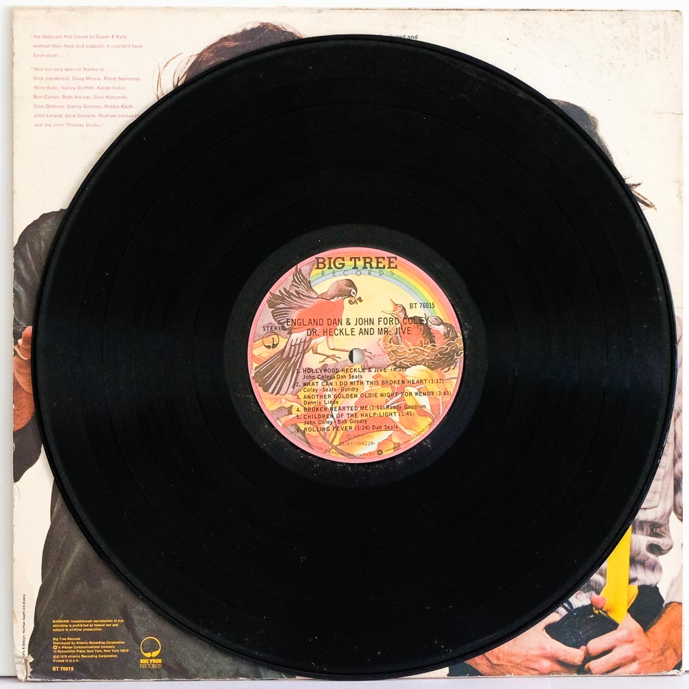 England Dan & John Ford Coley Dr Heckle & Mr Jive Raw Music Store