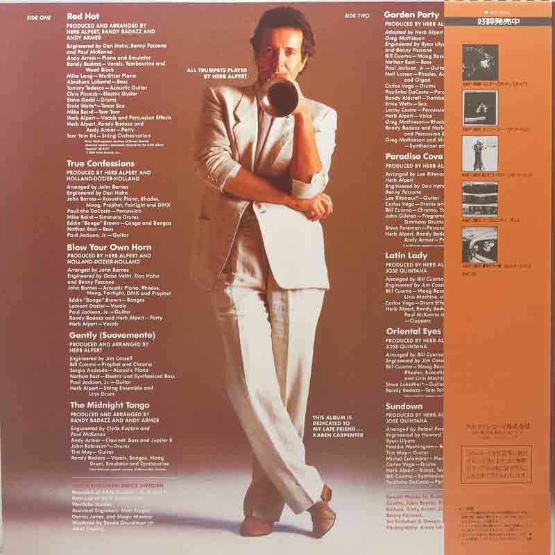 Herb Alpert Blow Your Own Horn Raw Music Store