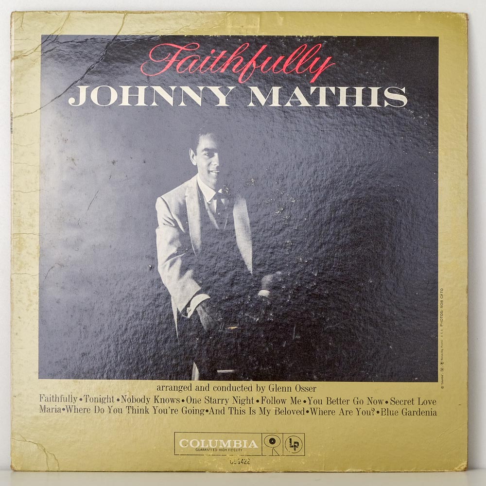 Johnny Mathis - Faithfully - Raw Music Store