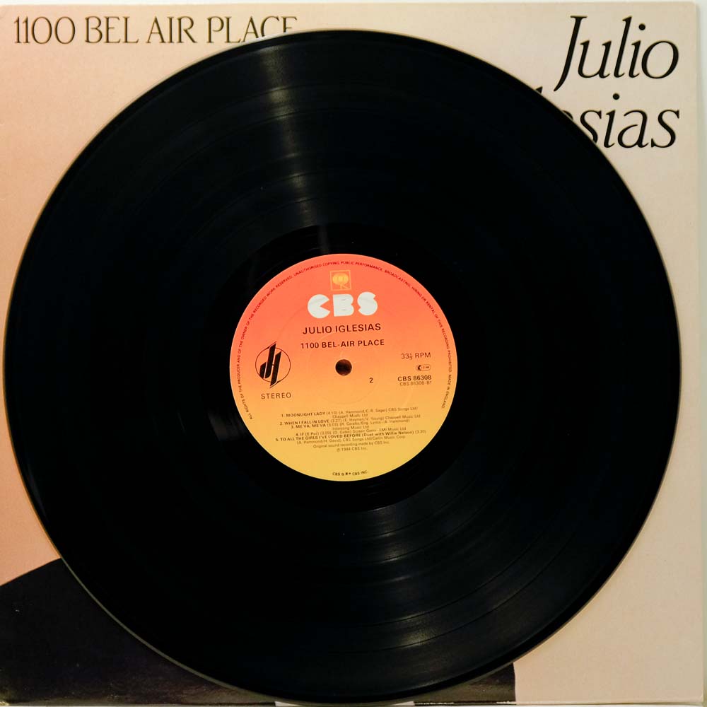 Julio Iglesias - 1100 Bel Air Place - Raw Music Store