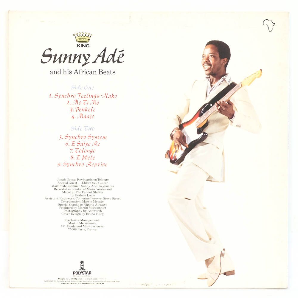 King Sunny Ade & His African Beats - Synchro System - Raw Music Store