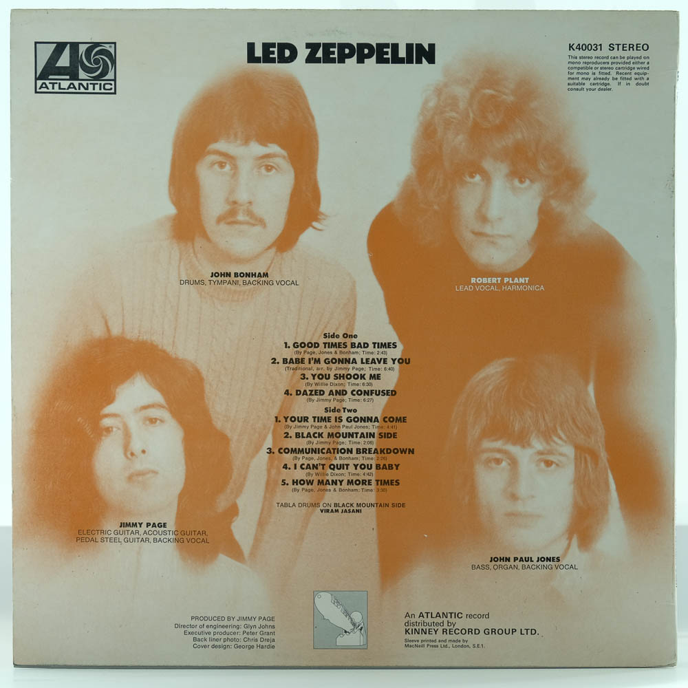 Led Zeppelin - Led Zeppelin - Raw Music Store