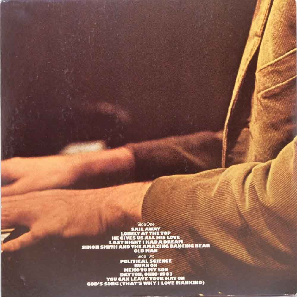 Randy Newman Sail Away Raw Music Store