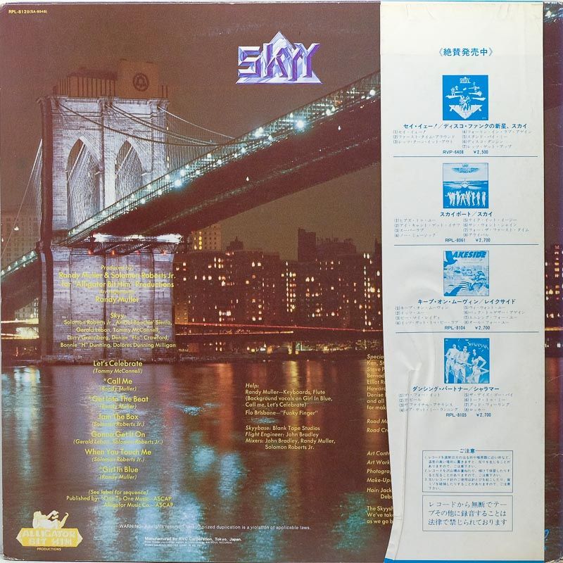 Skyy - Skyy Line - Raw Music Store