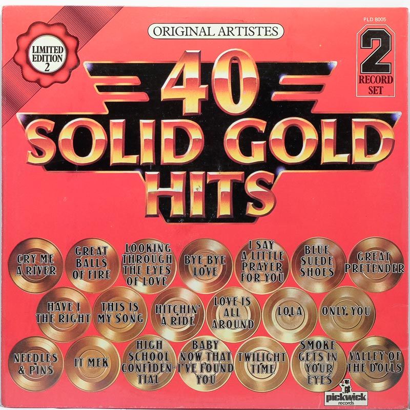 Various 40 Solid Gold Hits Raw Music Store