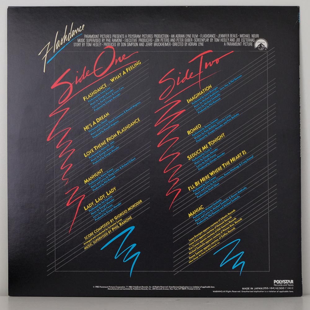 Various - Flashdance (Original Soundtrack From The Motion Picture ...