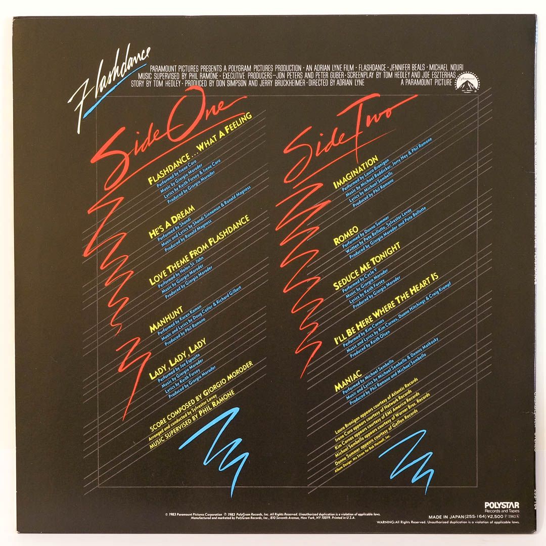 Various - Flashdance (Original Soundtrack From The Motion Picture ...
