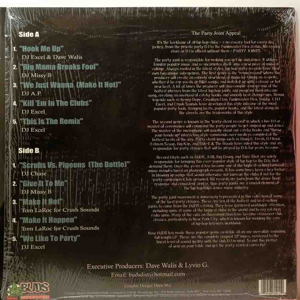 Various The Best Of Buds Party Joints Raw Music Store