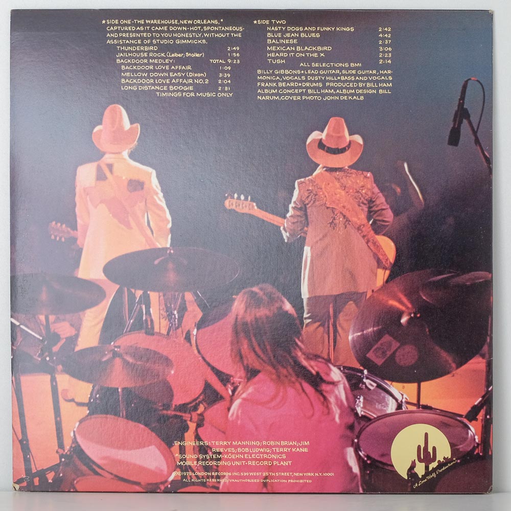 ZZ Top Fandango! Raw Music Store