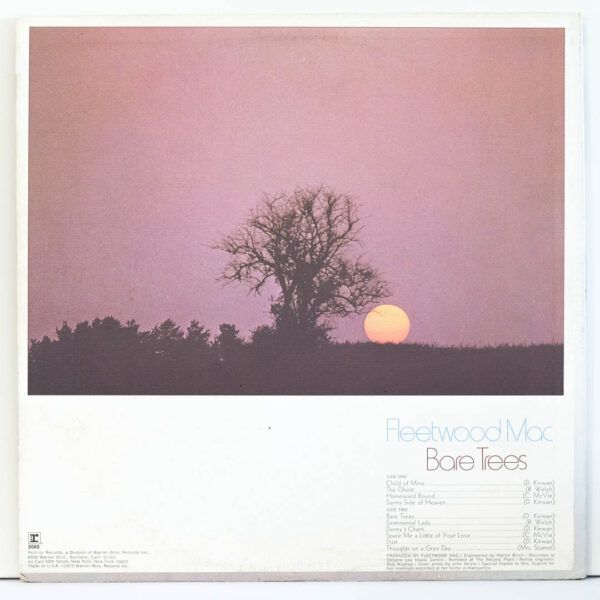 Fleetwood Mac Bare Trees Raw Music Store