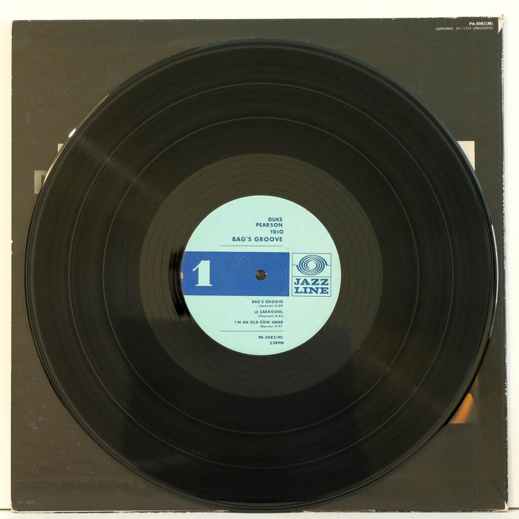 Duke Pearson Trio Bag's Groove Raw Music Store