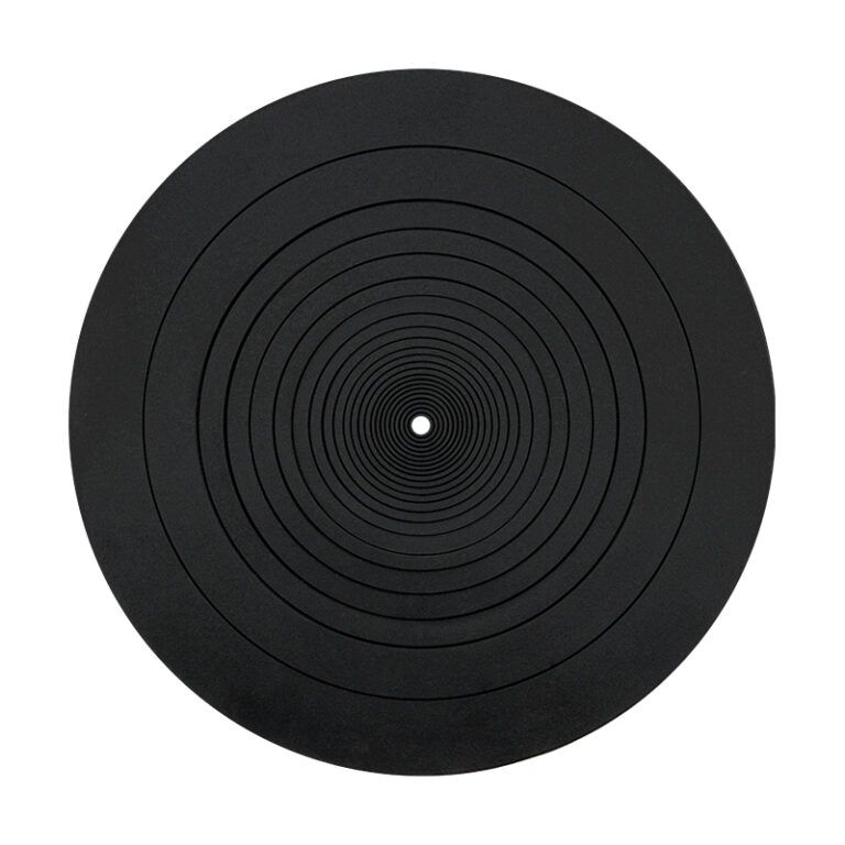 Turntable Rubber Slipmat - Black - Raw Music Store