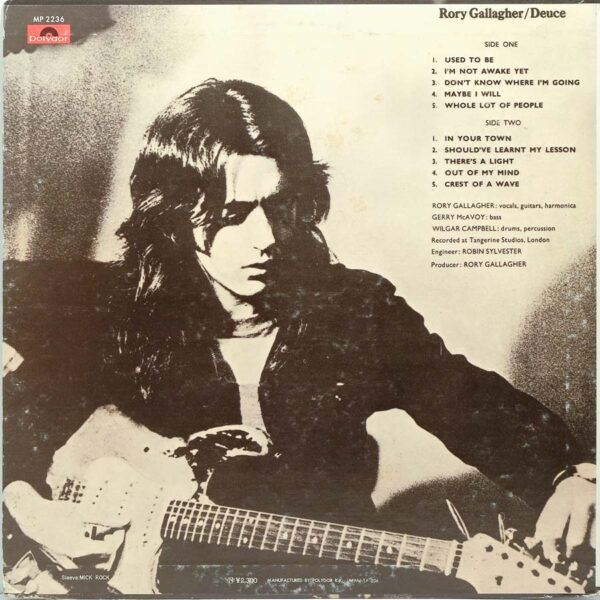 Rory Gallagher Deuce Raw Music Store