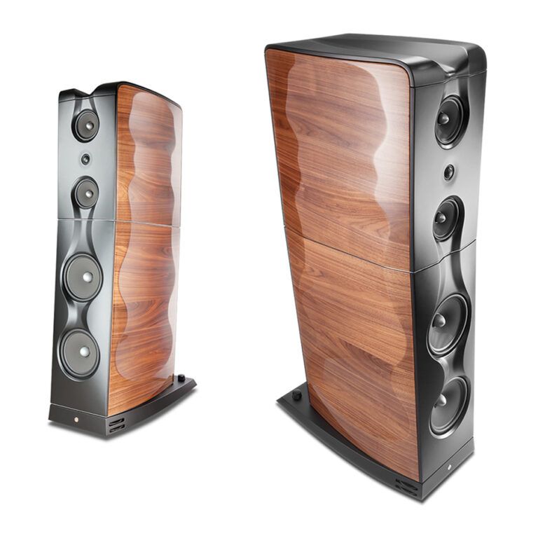 Gold Note XS85 Floorstanding Speakers Walnut Glossy (Pair) Raw