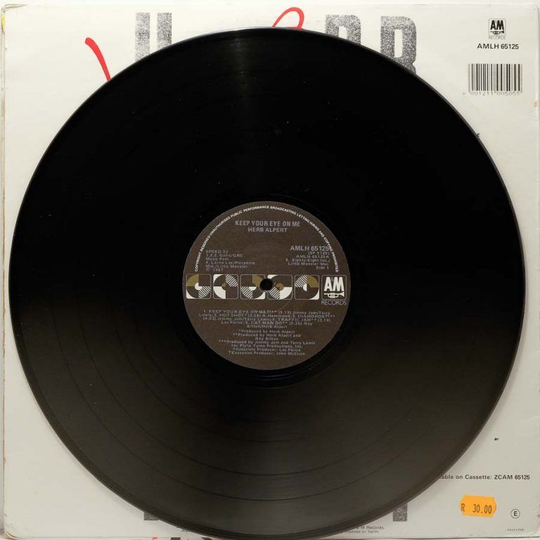 Herb Alpert Keep Your Eye On Me Raw Music Store