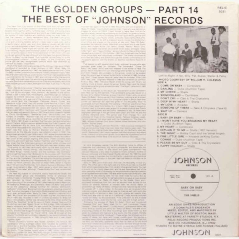 Various The Best Of Johnson Records Raw Music Store