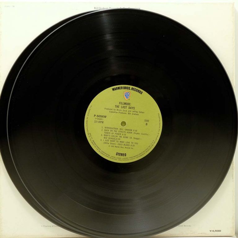 Various Fillmore The Last Days Raw Music Store