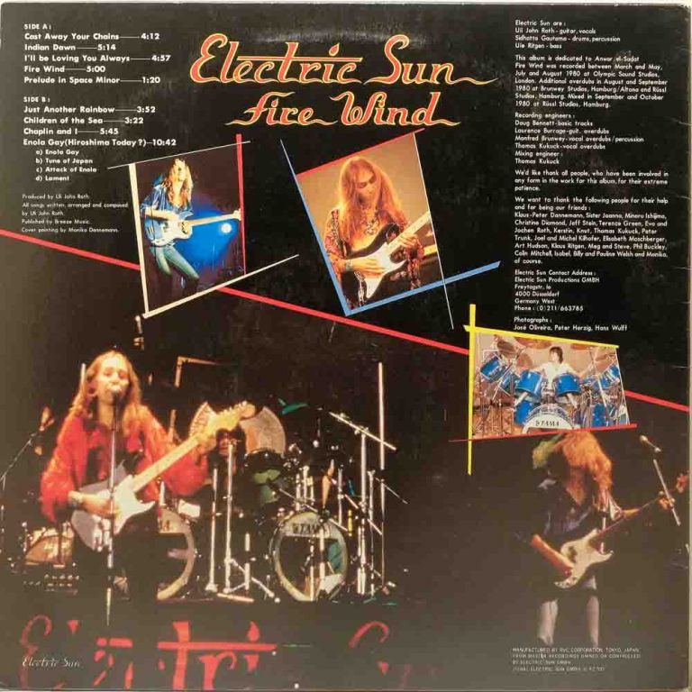 Electric Sun Fire Wind Raw Music Store