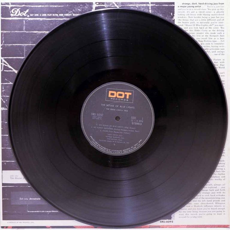 Eddie Costa Trio The House Of Blue Lights Raw Music Store