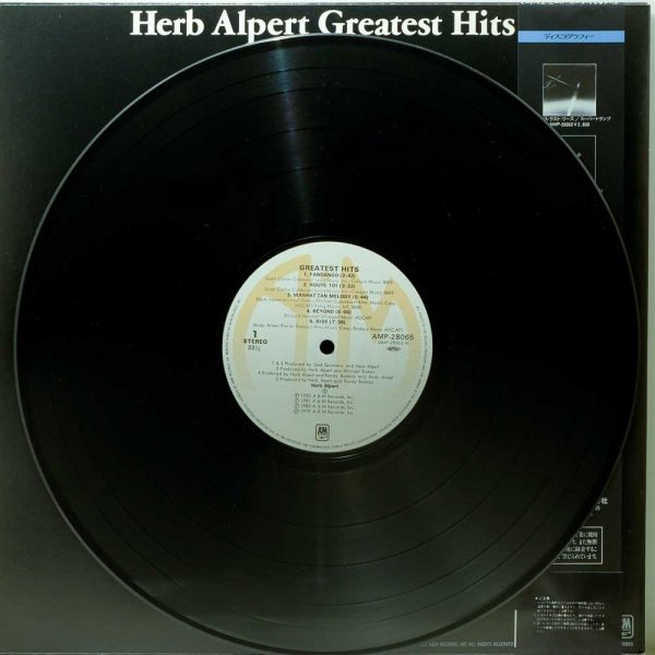Herb Alpert Greatest Hits Raw Music Store