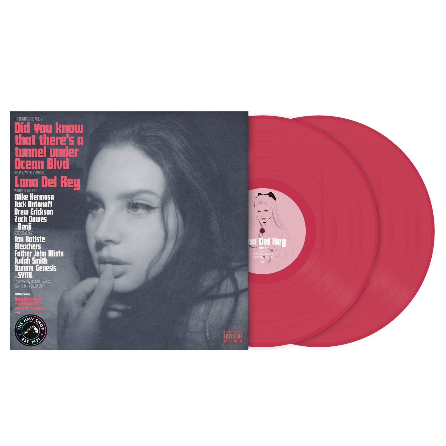 Lana Del Rey – Did You Know That There's A Tunnel Under Ocean Blvd (2023,  Pink, Alternative Artwork, Vinyl) - Discogs