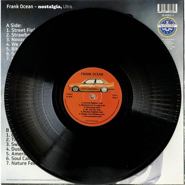 Frank Ocean - nostalgia, ULTRA. - Raw Music Store