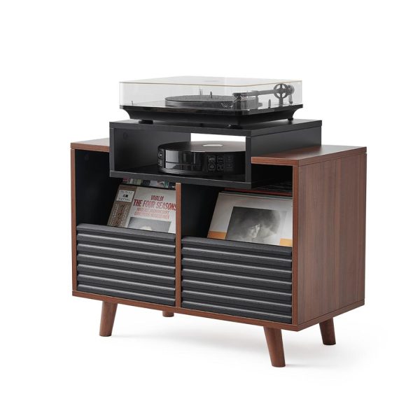 NorStone Oslo Vinyl 800 Turntable and Vinyl Records Rack - Raw