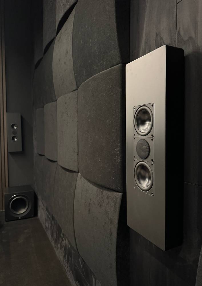 Luxury home cinema seating and ambient lighting in a Dubai home